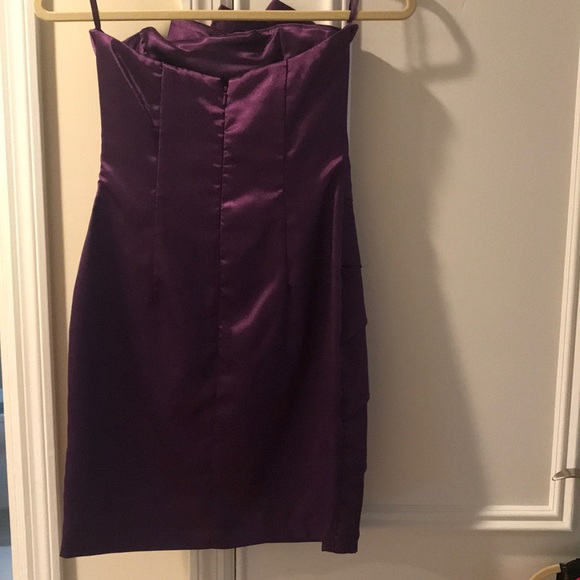 Royal purple dress - Picture 3 of 4